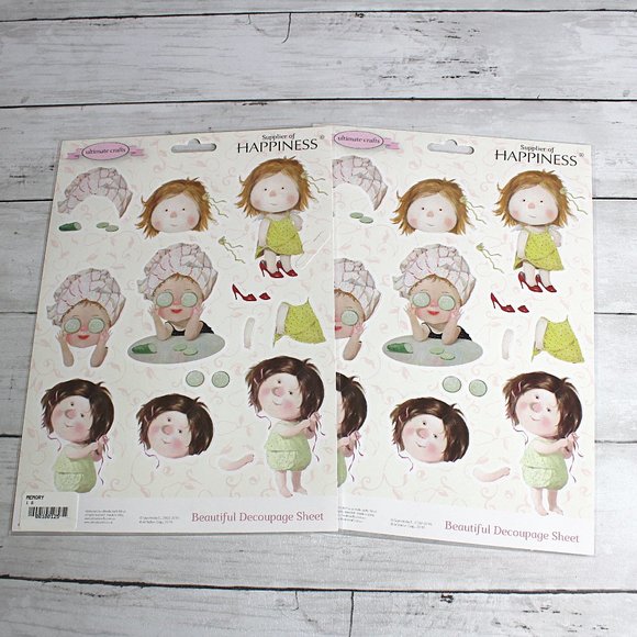 Gapchinska Ukraine Scrapbook Die Cut Paper Dolls Decoupage Sheets Lot - Picture 1 of 3